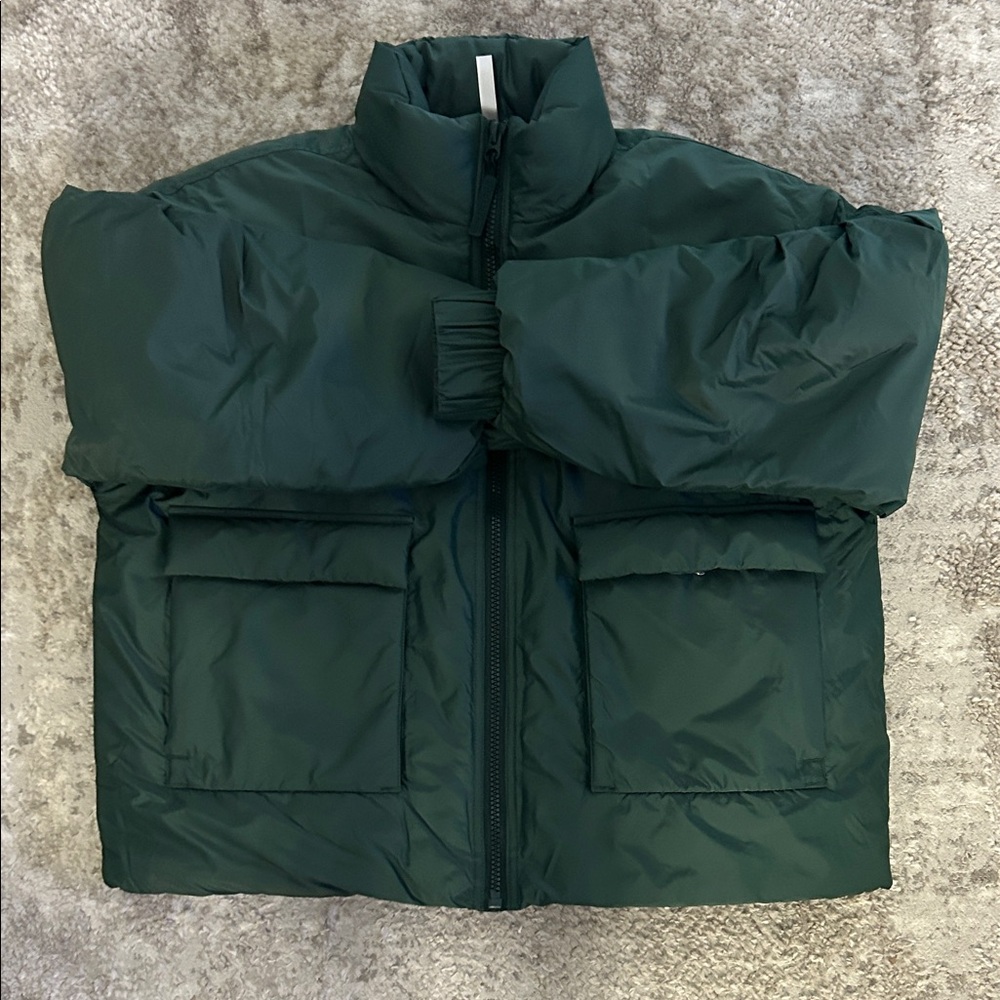 Fabletics Forest Green Puffer